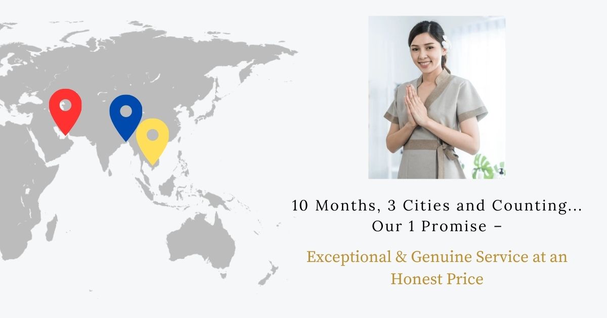 Professional massage therapists in Bangkok